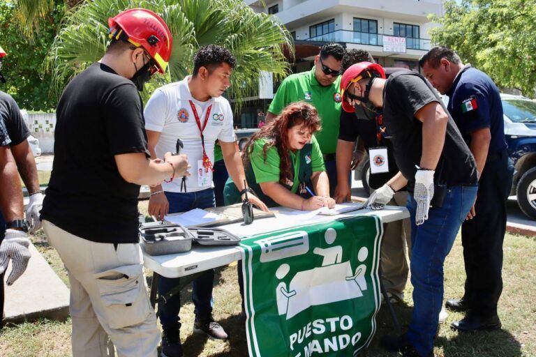 Fortalece Gobierno de Puerto Morelos la Cultura de la Protección Civil