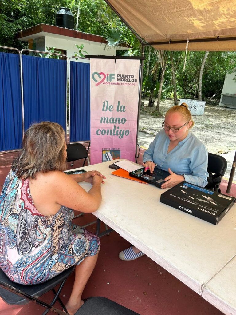 DIF Puerto Morelos lleva programa de salud a Leona Vicario y Central Vallarta