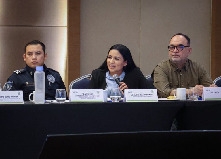 Ratifica Blanca Merari su respaldo a las estrategias de la Mesa de Seguridad